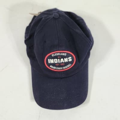 Vintage Cleveland Indians MLB Logo Athletic Cap Hat Baseball - Thumbnail 2