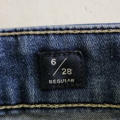 Lucky Brand Womens Size 6 / 28 R Mid Rise Skinny Ava Stretch Blue Jeans - Thumbnail 8