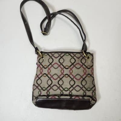 Treviso Women's Crossbody Purse Brown Multi Color Shoulder Bag Y2K - Thumbnail 10