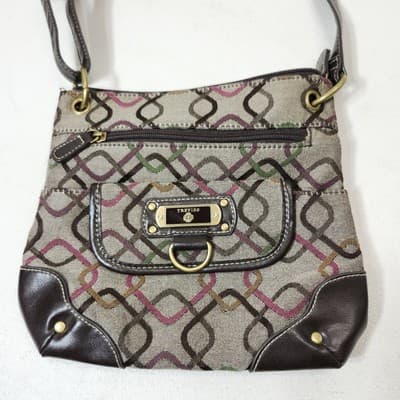 Treviso Women's Crossbody Purse Brown Multi Color Shoulder Bag Y2K - Thumbnail 2