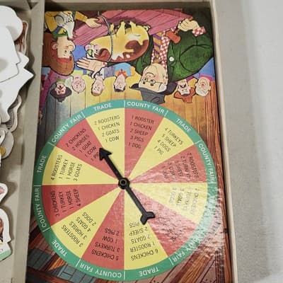 MacDonald's Farm Board Game Animals Farm Spinner Vtg 1965 County Fair Selchow - Thumbnail 3