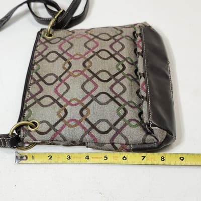 Treviso Women's Crossbody Purse Brown Multi Color Shoulder Bag Y2K - Thumbnail 12