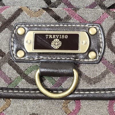 Treviso Women's Crossbody Purse Brown Multi Color Shoulder Bag Y2K - Thumbnail 4