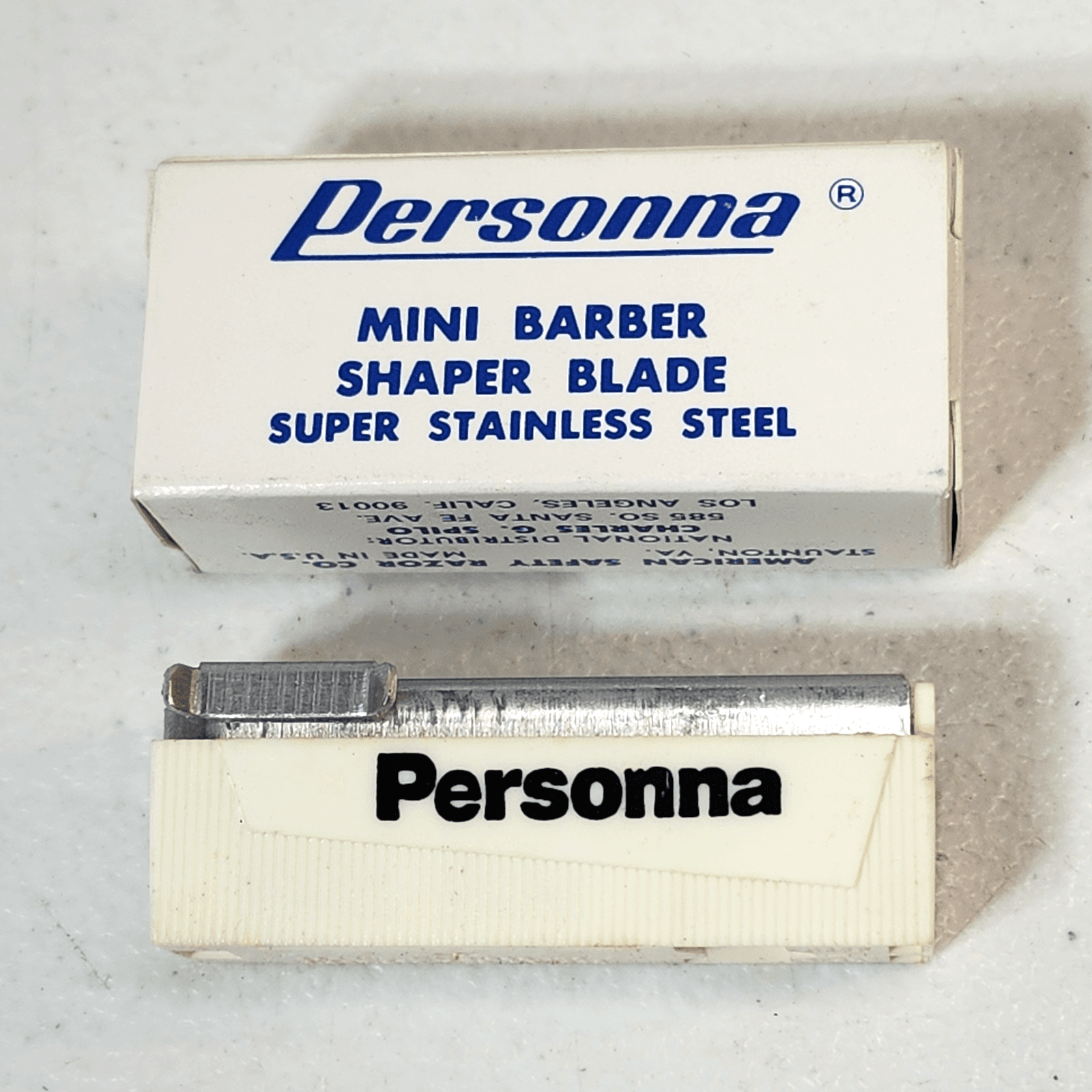 Personna Mini Barber Shaper Blade Stainless Steel New Old Stock