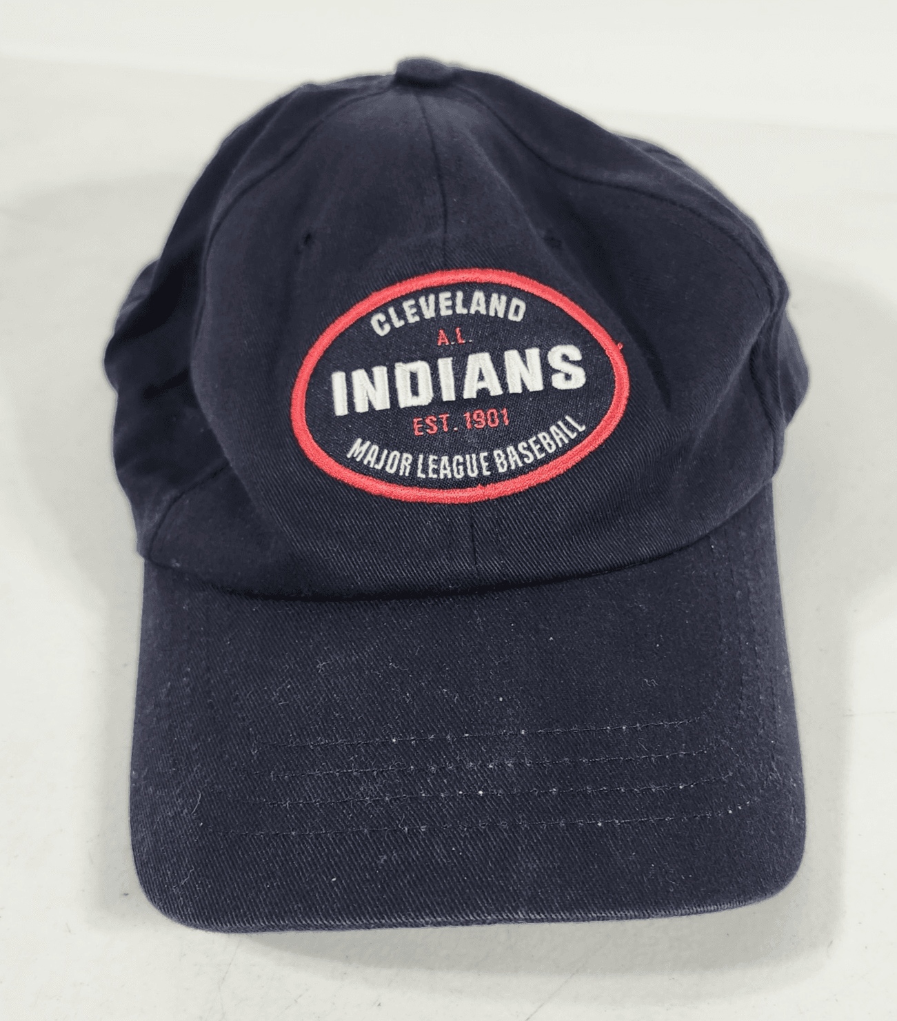 Vintage Cleveland Indians MLB Logo Athletic Cap Hat Baseball