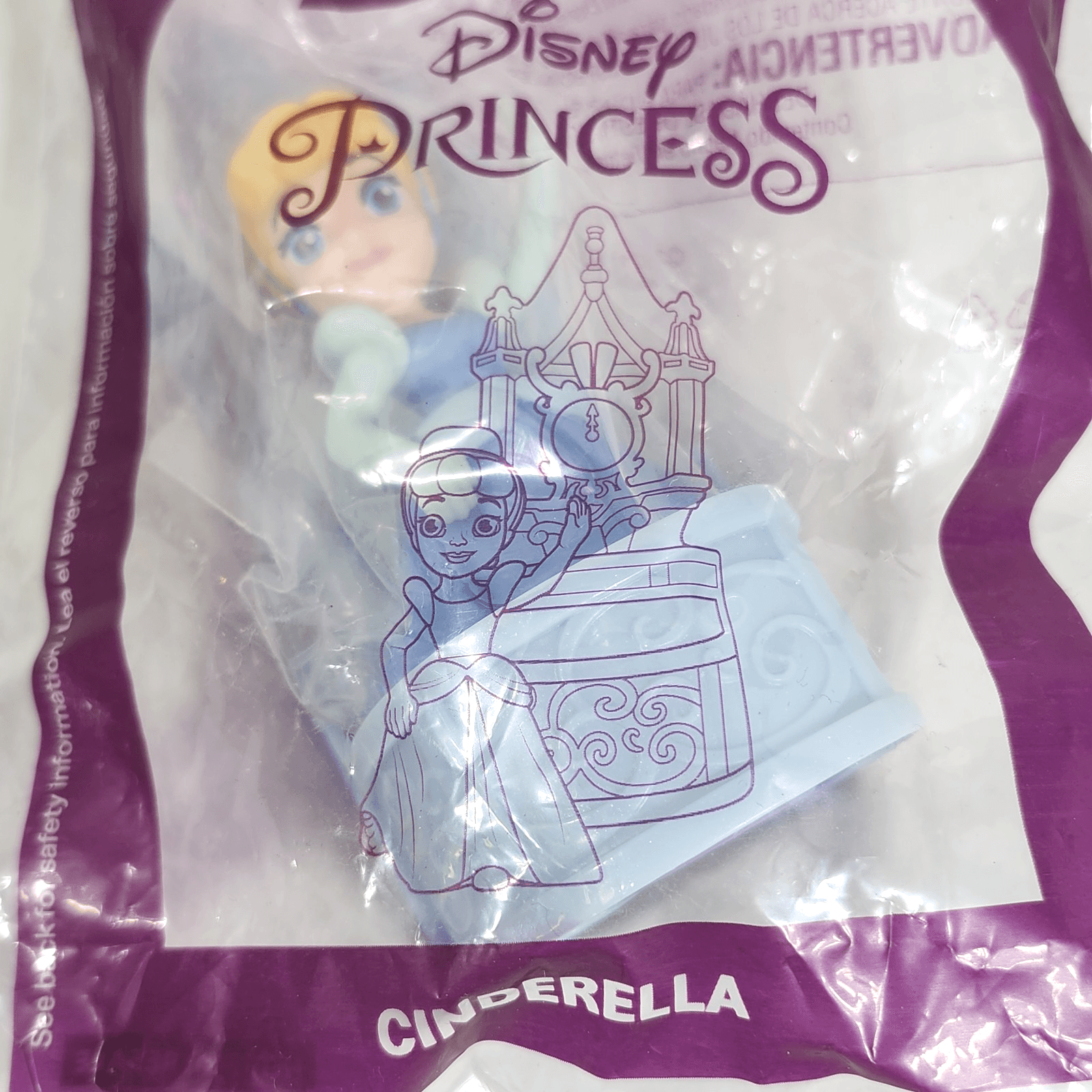 2021 McDonald's Happy Meal Toy Disney Princess Cinderella #8 Sealed NEW - Thumbnail 2