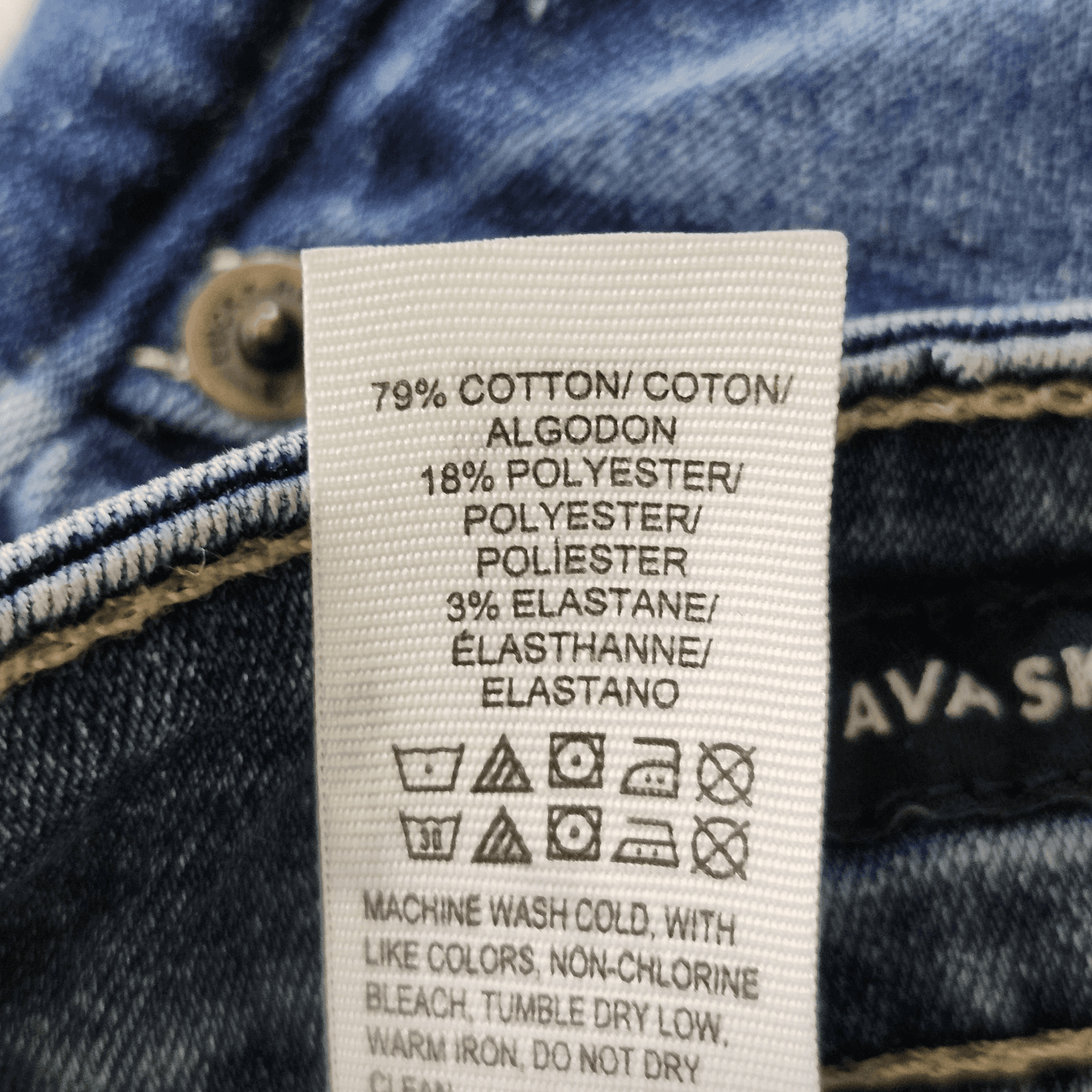 Lucky Brand Womens Size 6 / 28 R Mid Rise Skinny Ava Stretch Blue Jeans - Thumbnail 10
