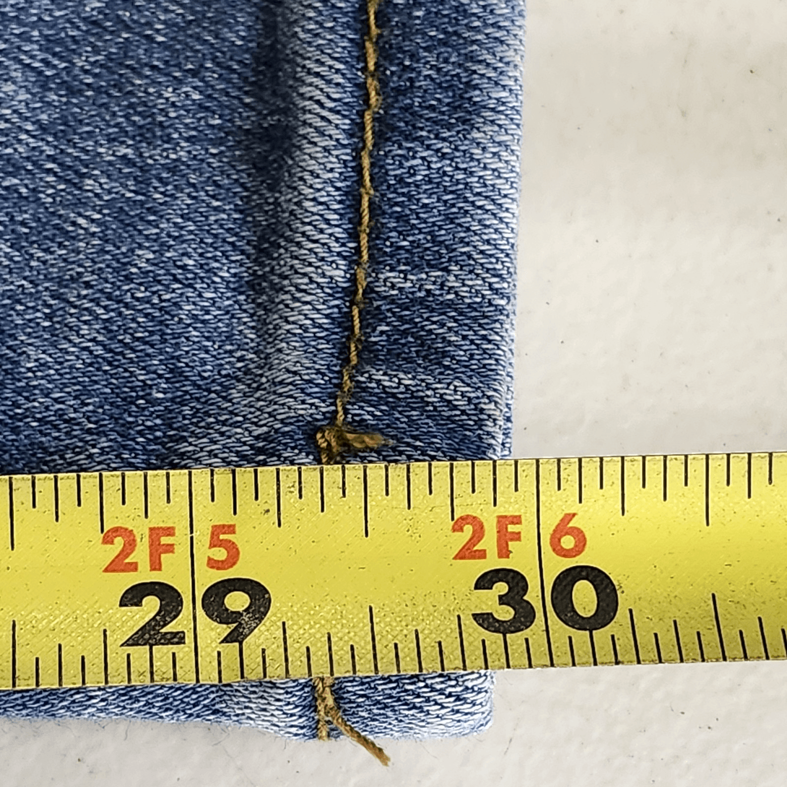 Wax Jeans Womens 5/27 Blue Wide Straight Stretch High Rise Denim - Thumbnail 3