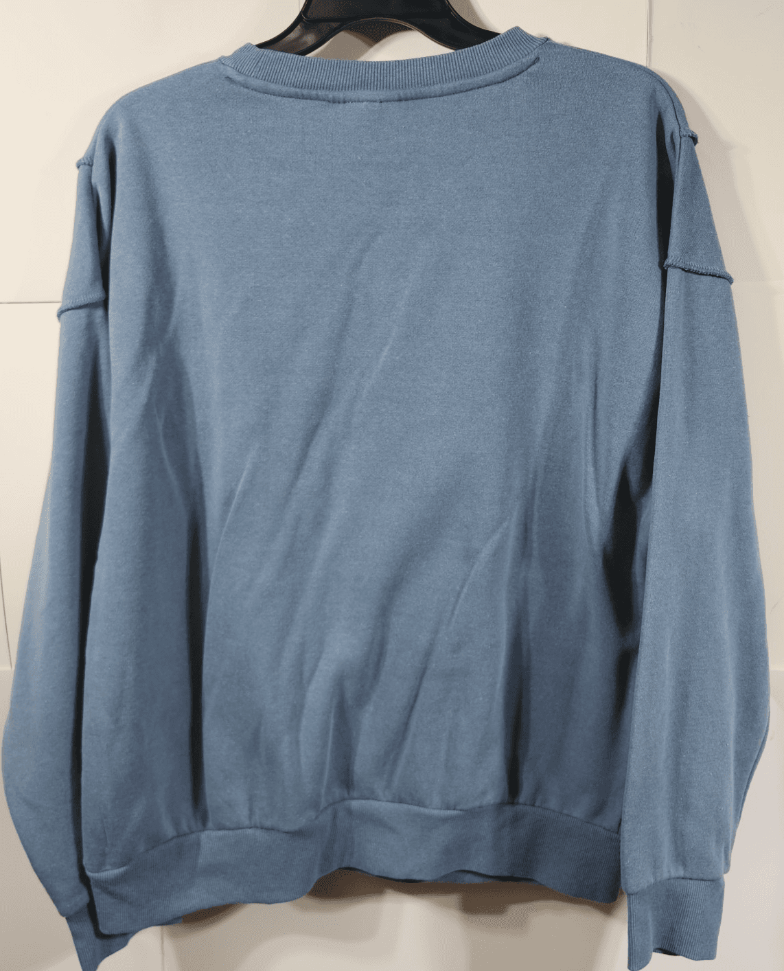 Disney Stitch Sweatshirt Hawaii Ohana Crew Neck Size Large Blue NEW - Thumbnail 6