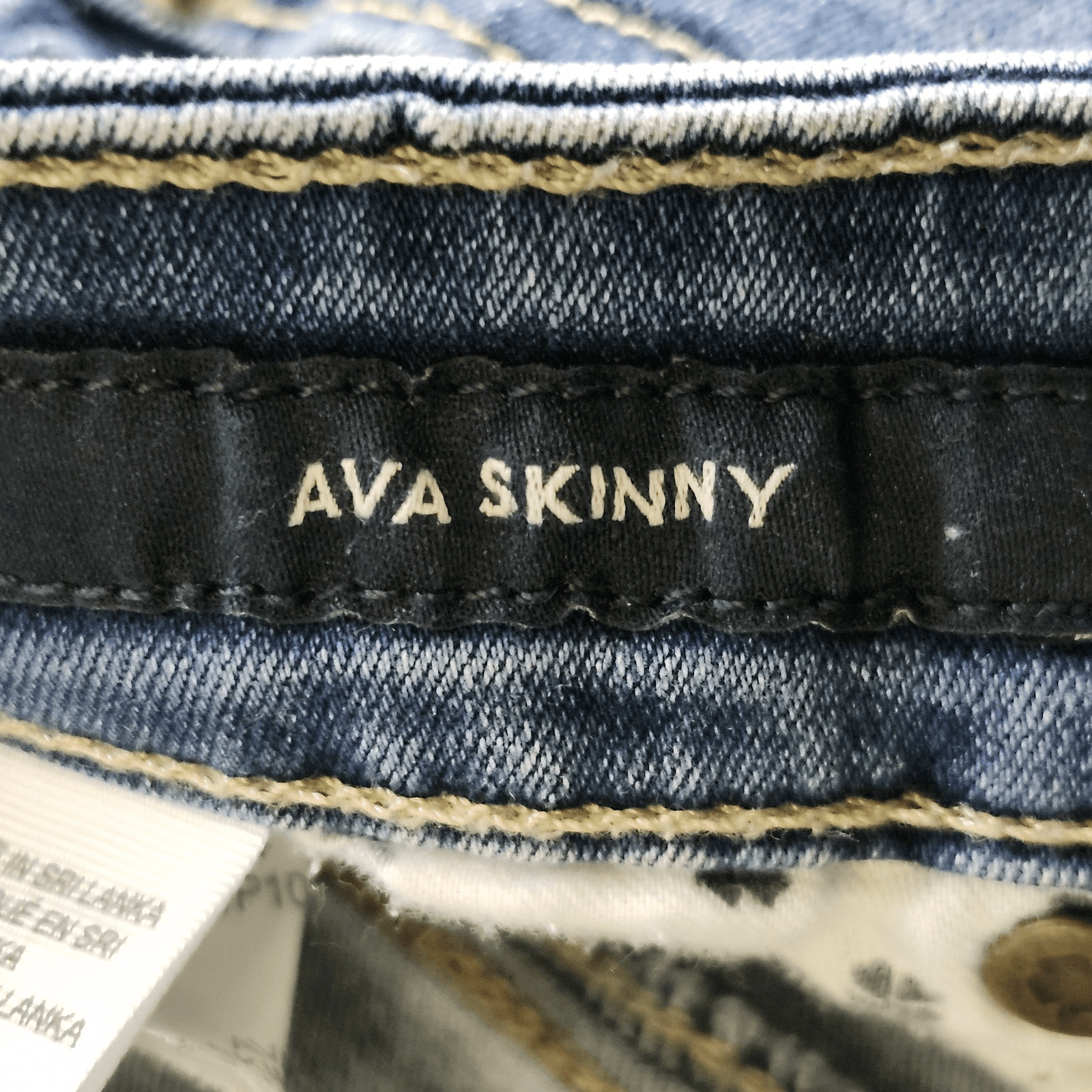 Lucky Brand Womens Size 6 / 28 R Mid Rise Skinny Ava Stretch Blue Jeans - Thumbnail 9