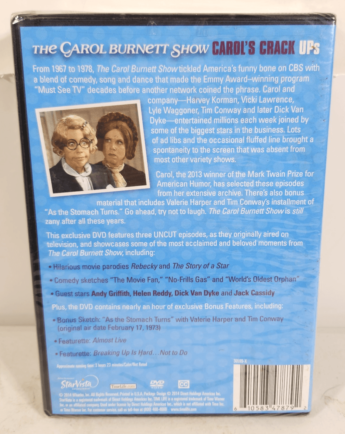 The Carol Burnett Show: Carols Crack-Ups (DVD, 2014) NEW - Thumbnail 2