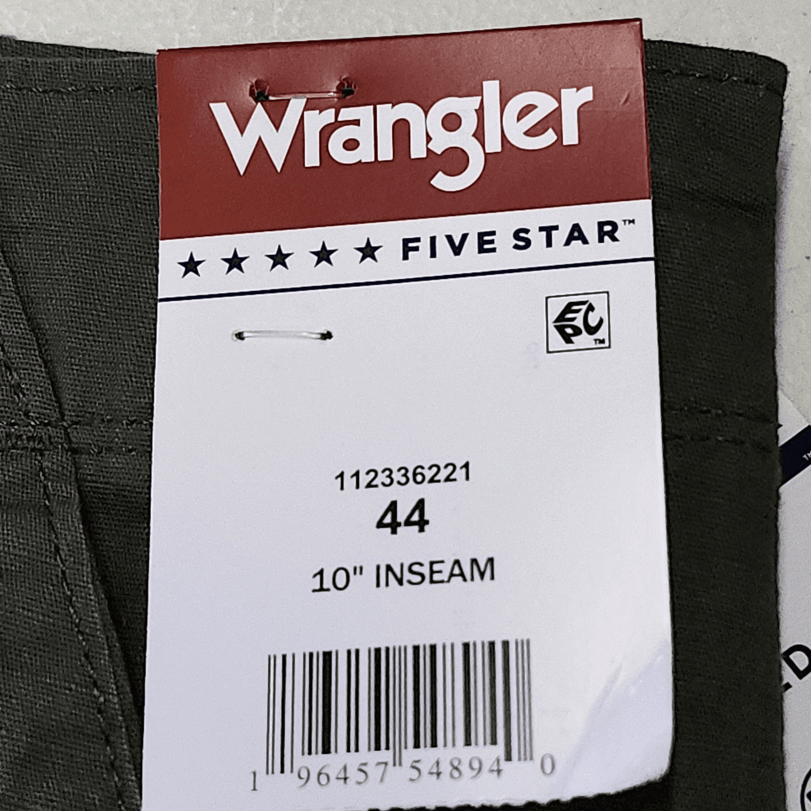 Men's Wrangler Relaxed Fit Cargo Shorts Size 44 Green NEW - Thumbnail 7