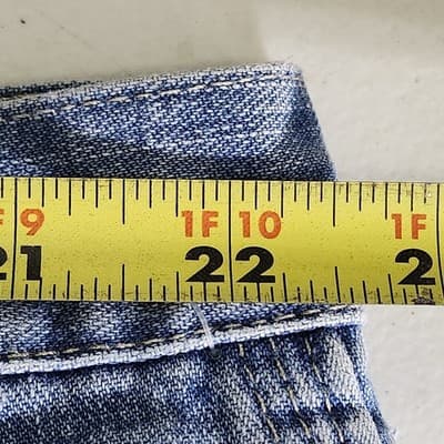 Wrangler Men's 46 Jean Shorts Carpenter Blue Denim - Thumbnail 2