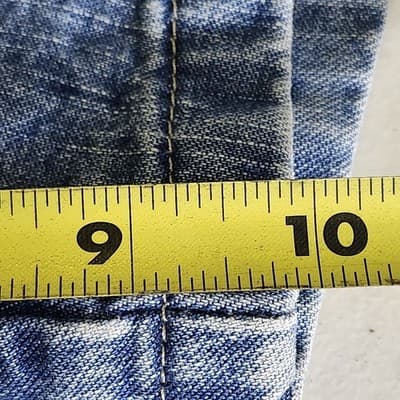 Wrangler Men's 46 Jean Shorts Carpenter Blue Denim - Thumbnail 3