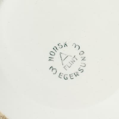 Vintage Egersund Bowl Norst Flint Norway Kitchen Food Prep 8.75" - Thumbnail 7