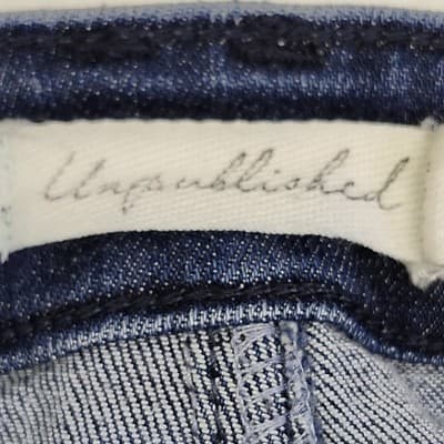 Anthropologie Unpublished Blue Jeans Womens Size 28 Denim Pants - Thumbnail 7