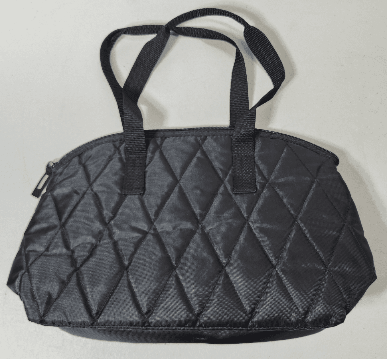 Artic Zone Quilted Insulated Nylon Black Lunch Bag 14" - Thumbnail 2