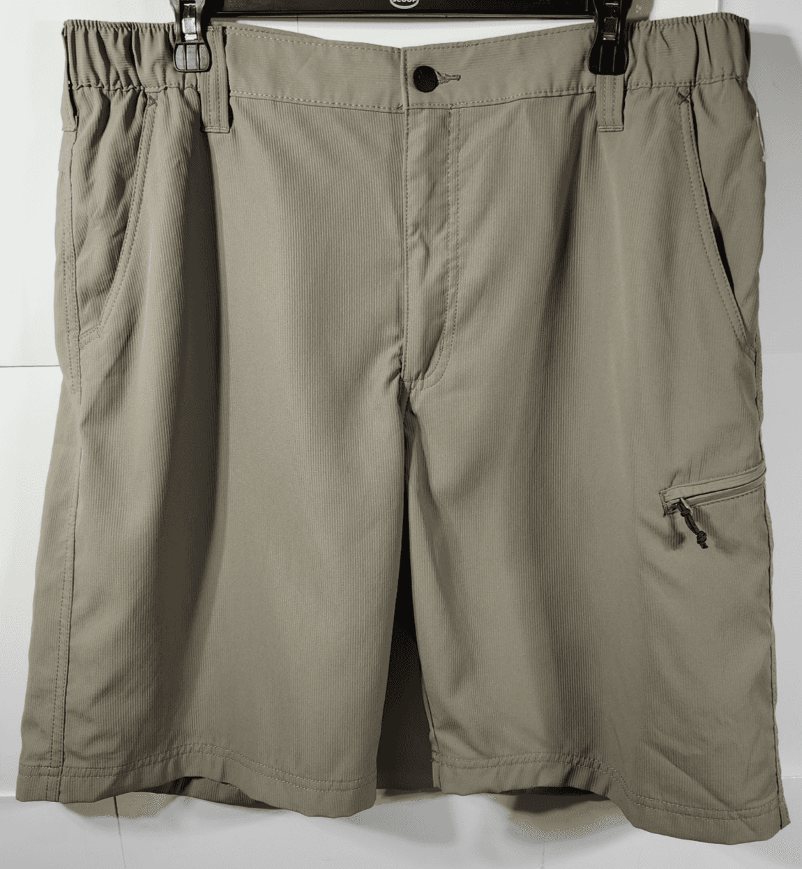 Wrangler Mens 34 Cargo Shorts Performance Brown Utility Pockets Softshell Cowboy - Thumbnail 5