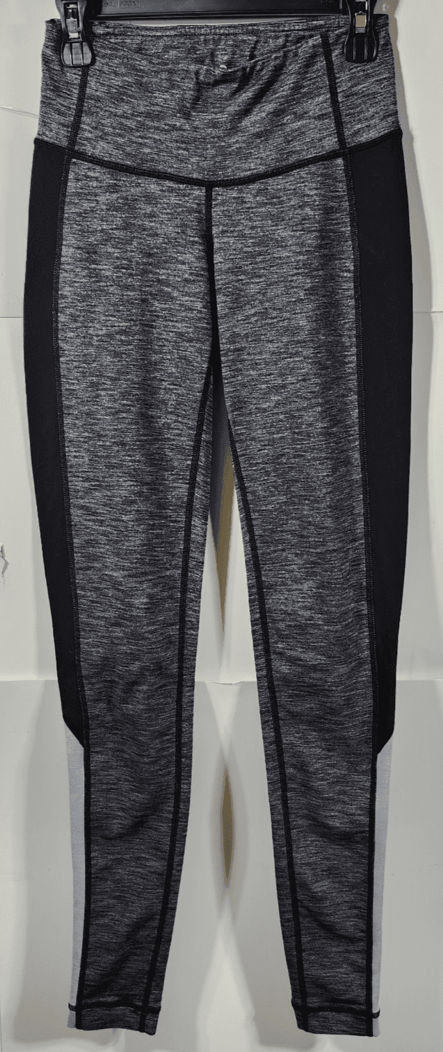 Athleta Women's Size XXS Leggings Pants Gray Black Gym Workout