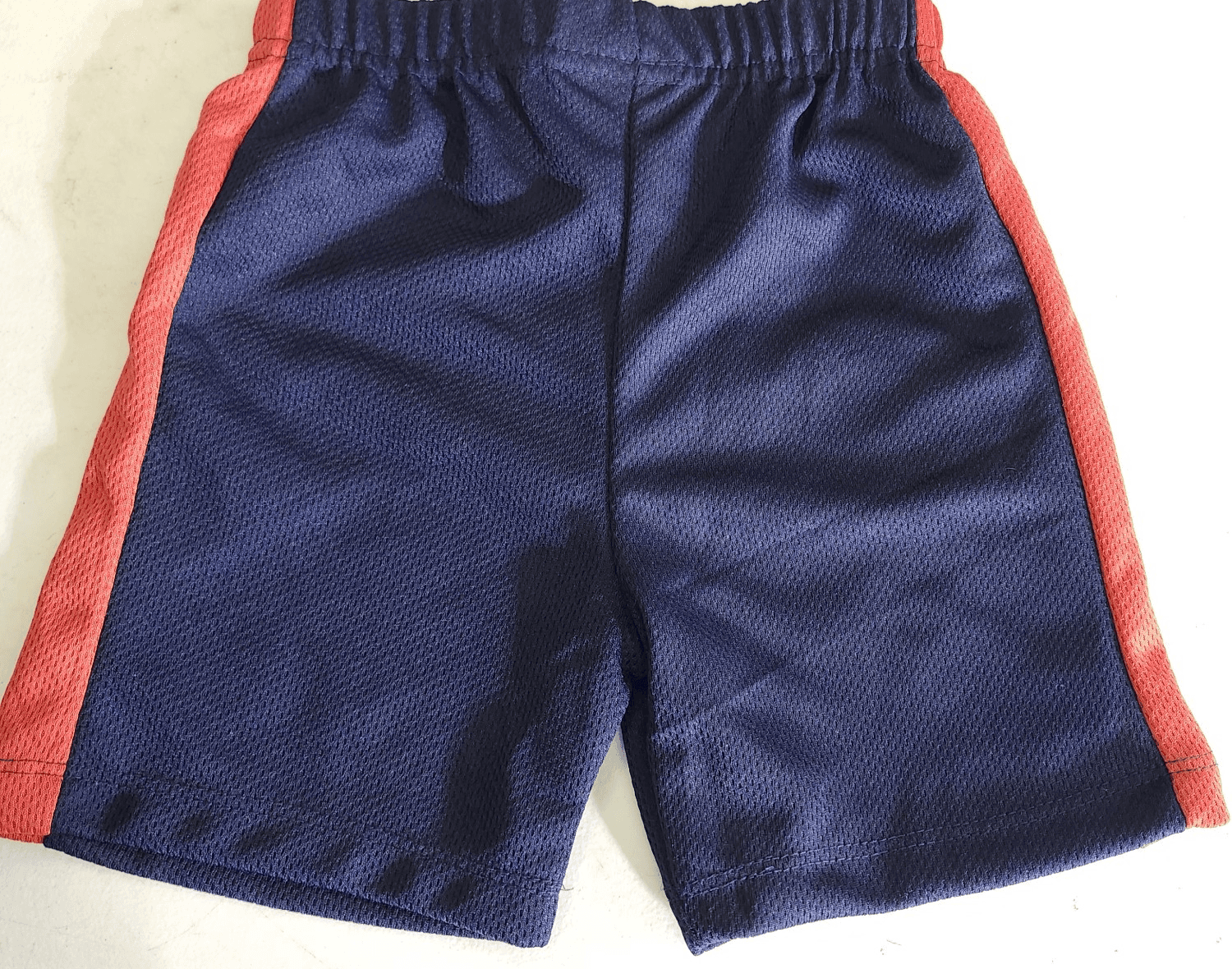 Nickelodeon Boys 12M Shorts Blue Red Elastic Waist NEW - Thumbnail 2
