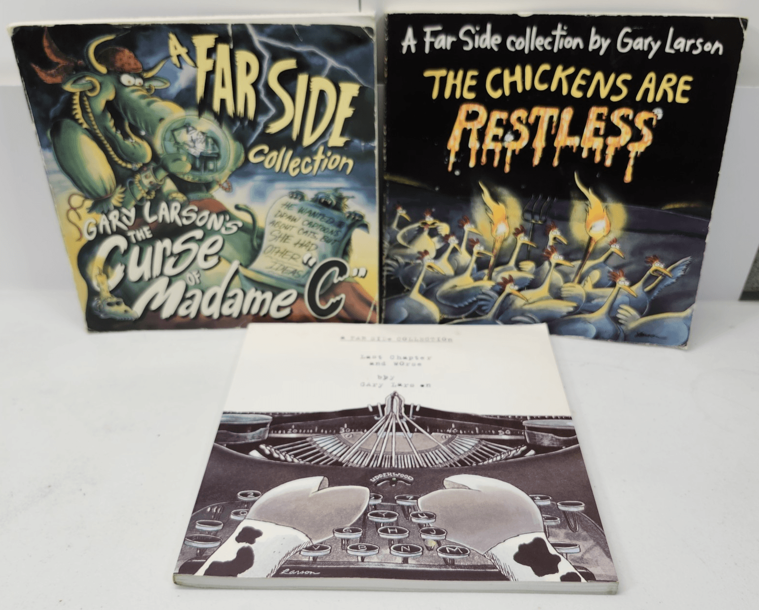 The Chickens Are Restless & Cruse Of Madame Last Chapter Lot By Larson, Gary