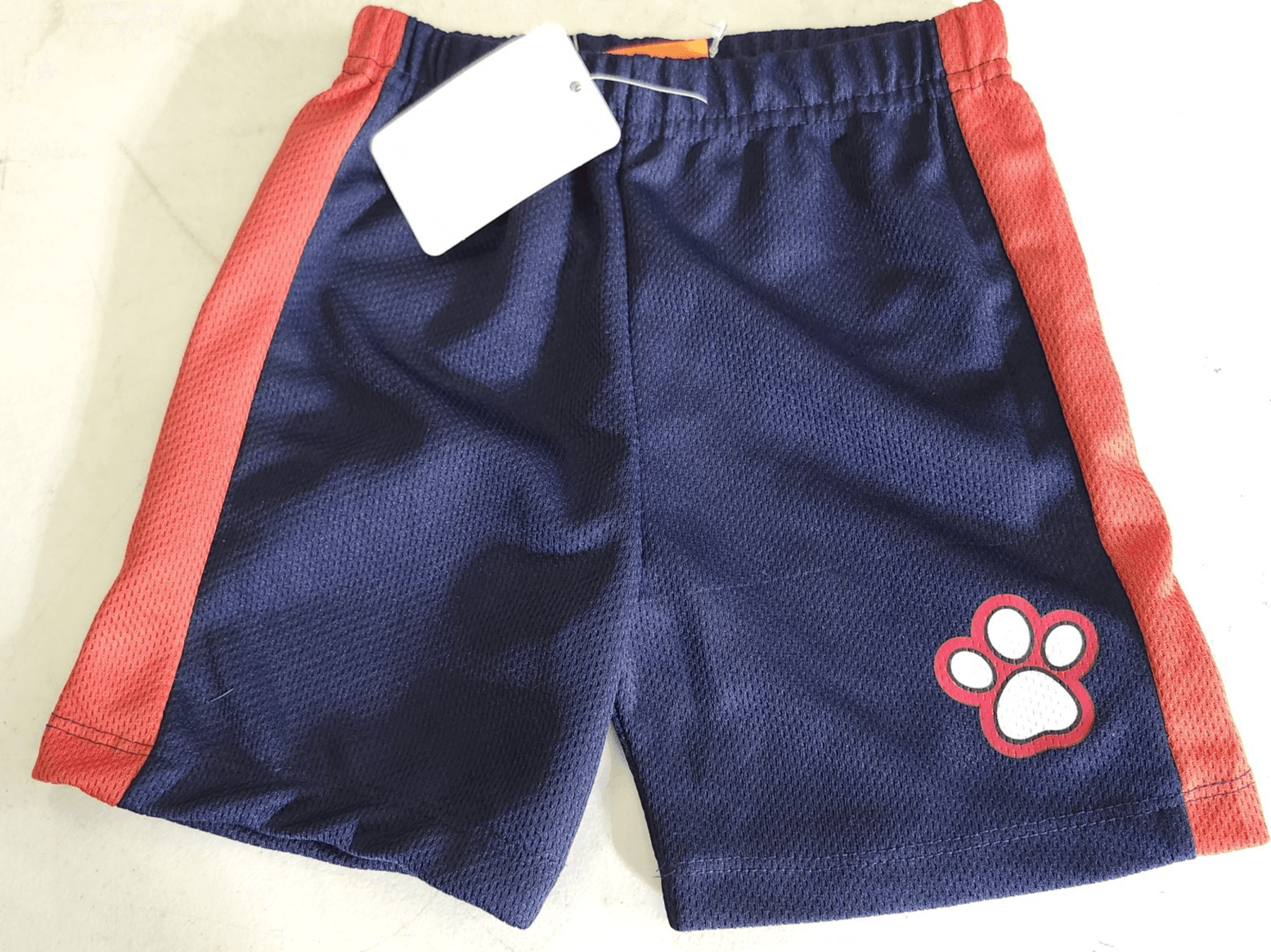 Nickelodeon Boys 12M Shorts Blue Red Elastic Waist NEW