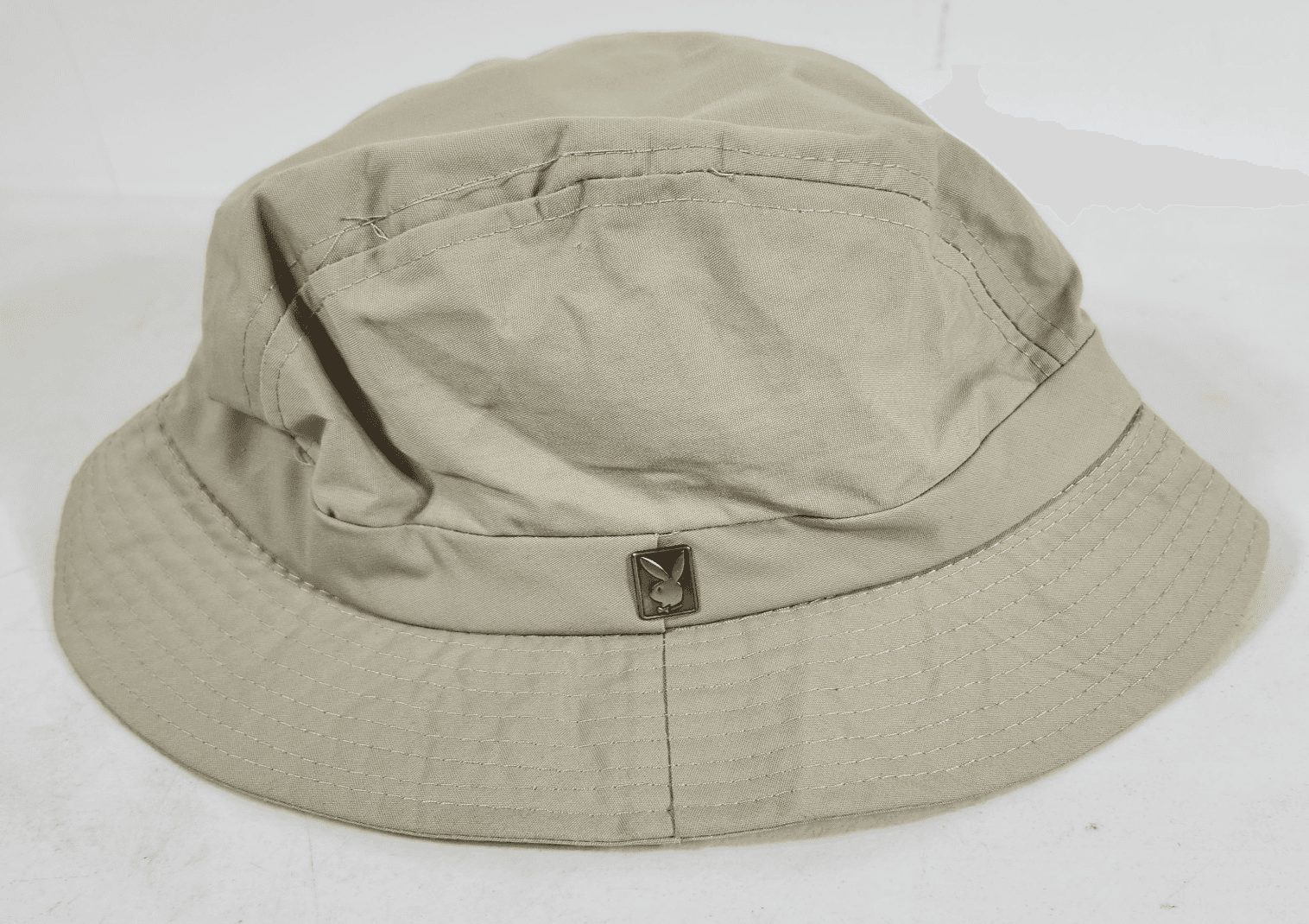 Playboy Bucket Hat OSFM Beige By Arlington