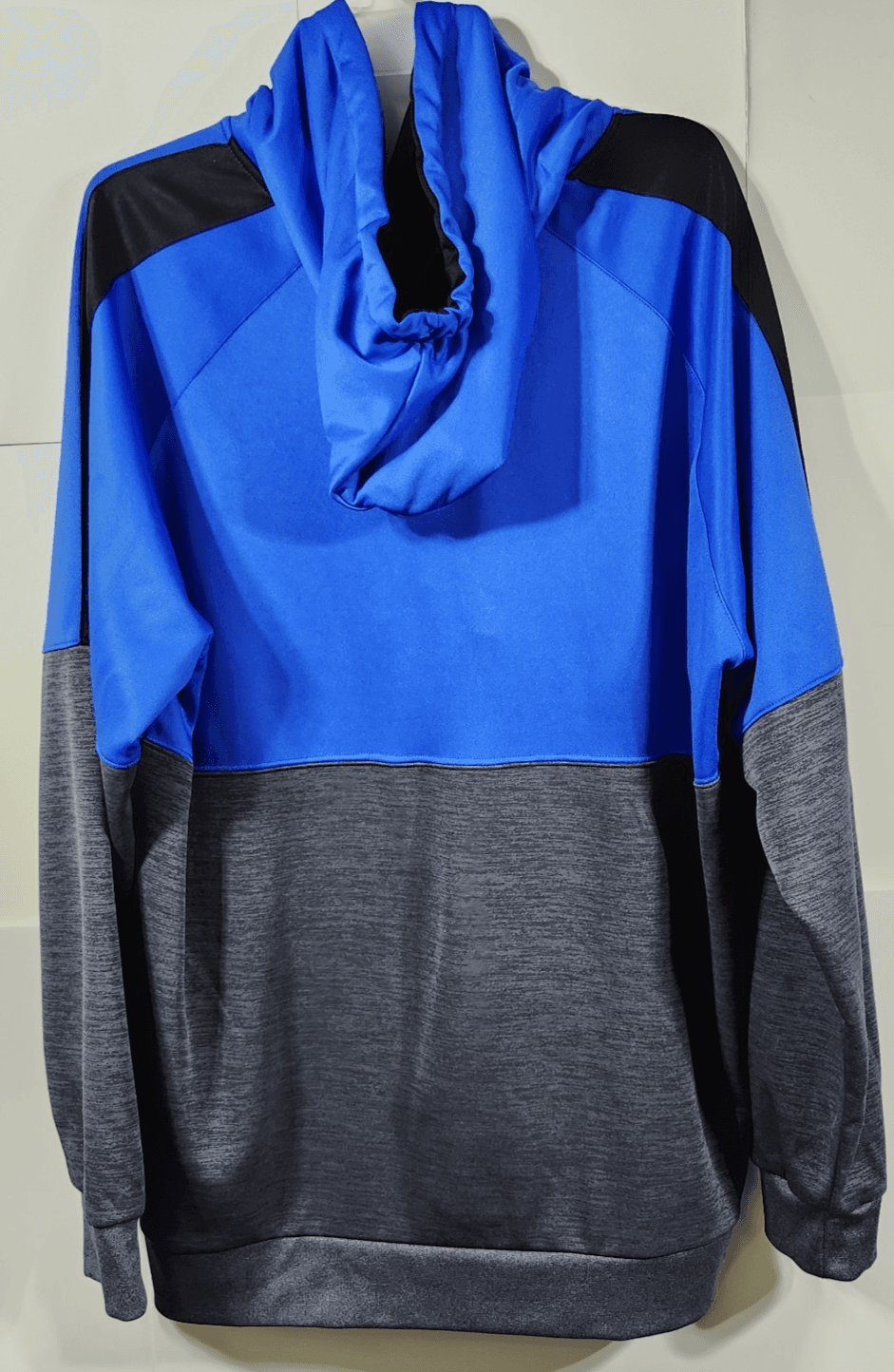And1 Mens XL Hooded Sweatshirt Blue & Black Long Sleeve Hoodie W/Pocket - Thumbnail 4
