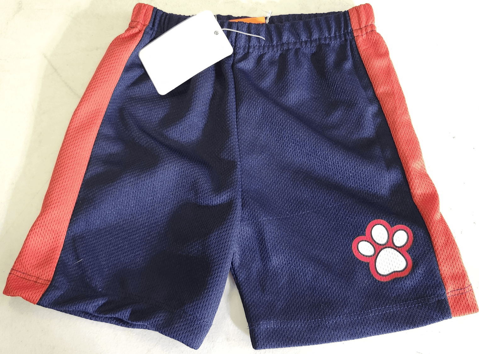 Nickelodeon Boys 12M Shorts Blue Red Elastic Waist NEW - Thumbnail 3