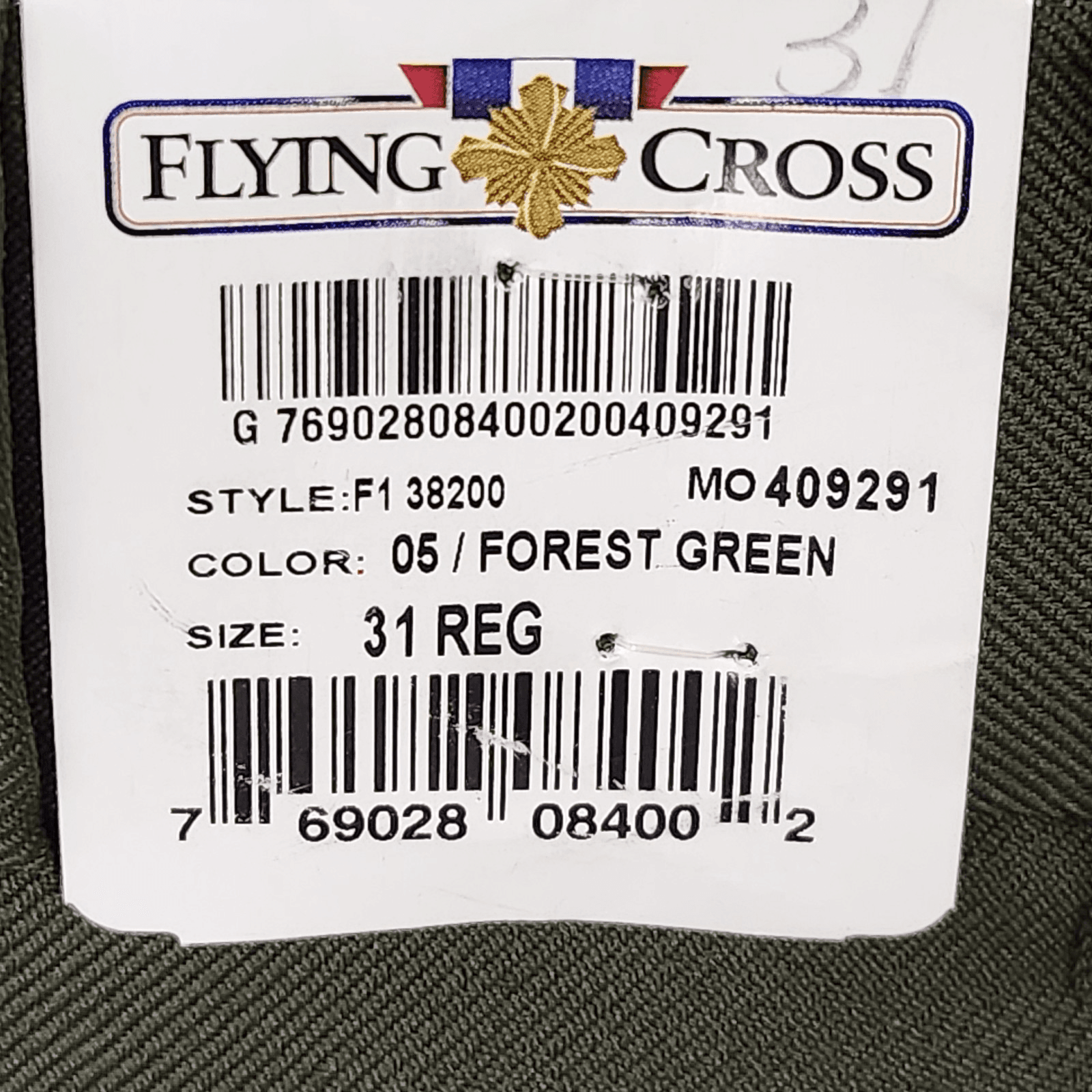 Flying Cross Uniform Pants Forest Green Men's Size 31 X 31 NEW - Thumbnail 9