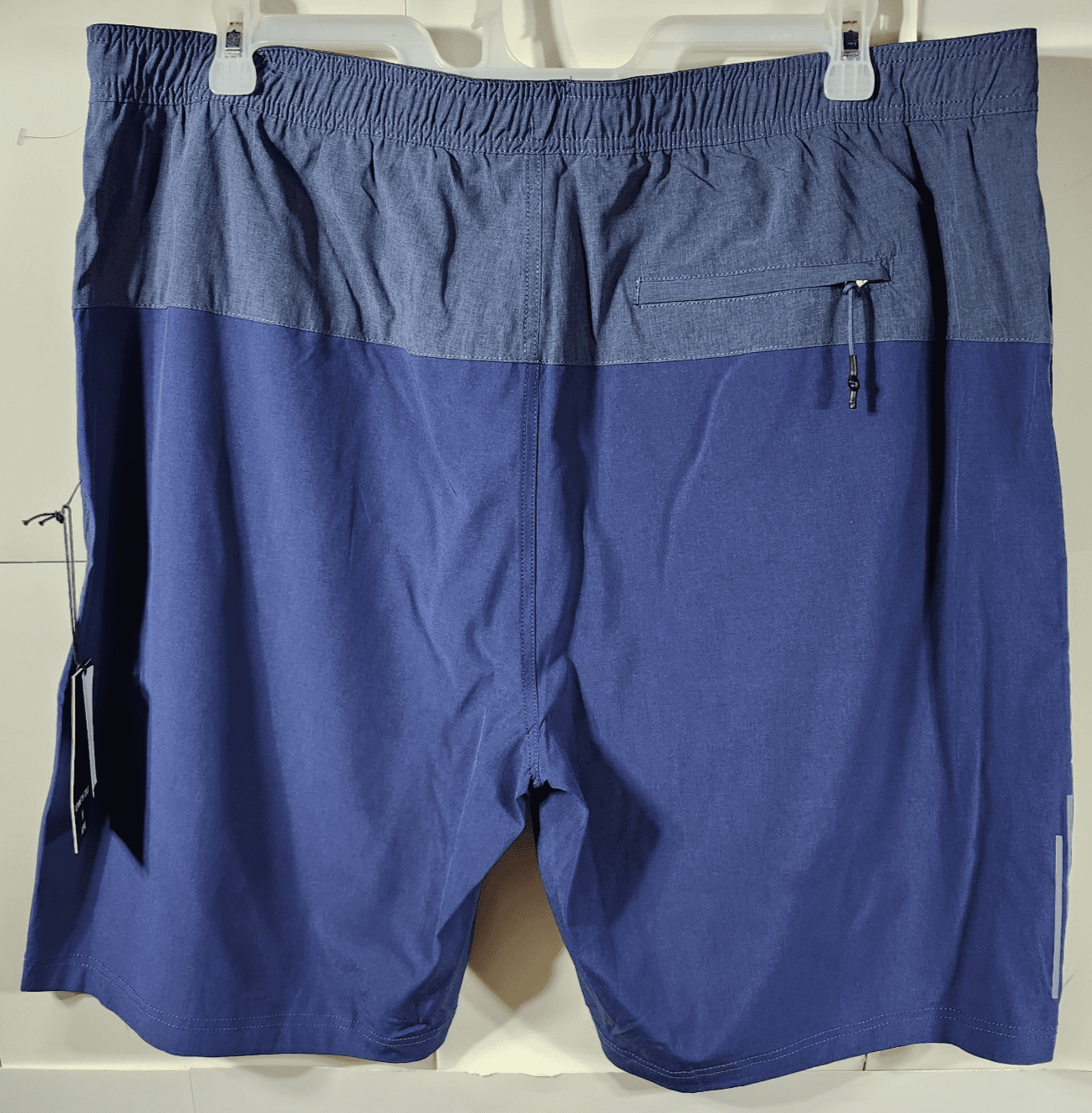 Kenneth Cole Men's 2X Heathered Tech Performance Shorts Blue Lightweight NEW - Thumbnail 4