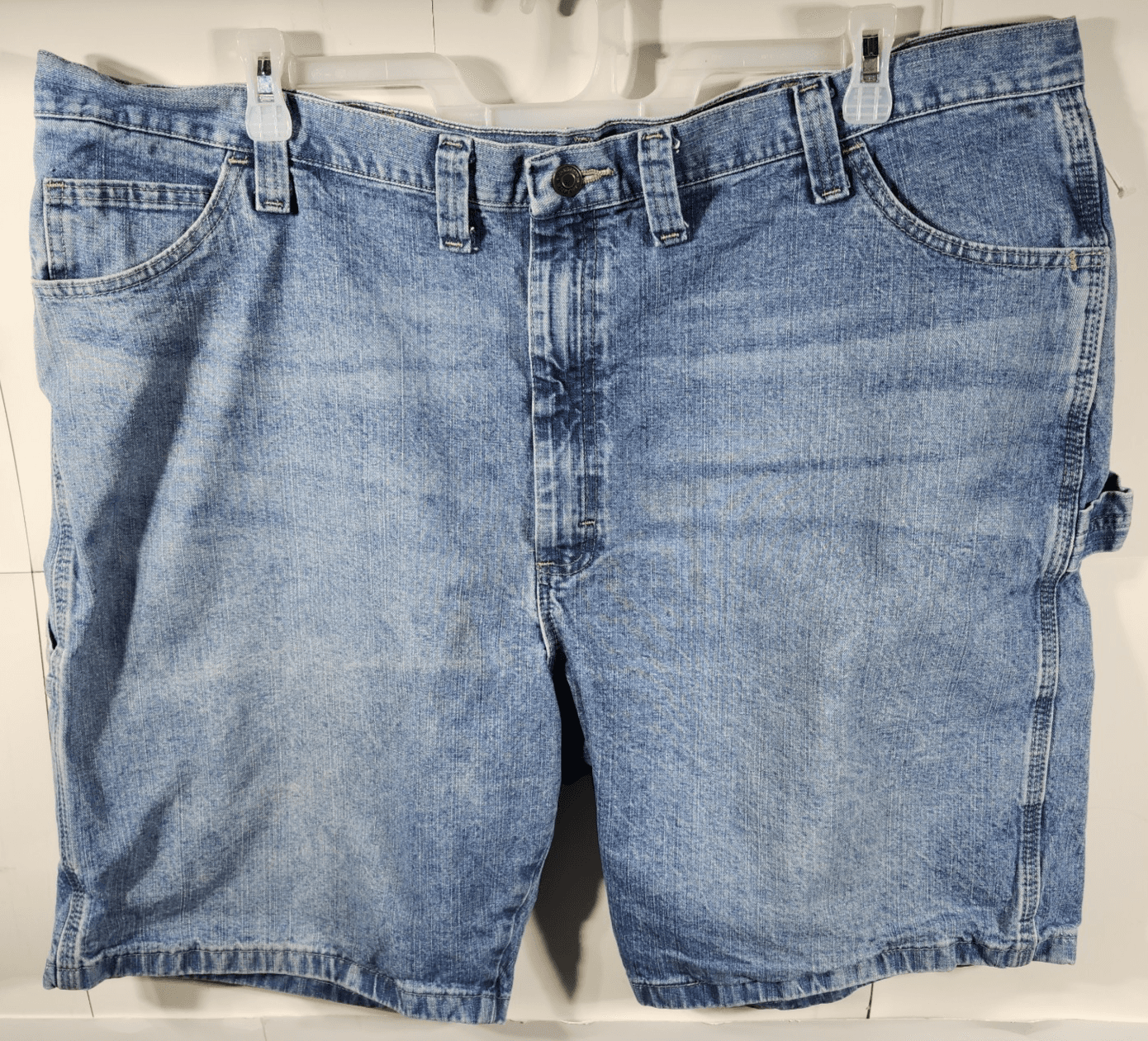 Wrangler Men's 46 Jean Shorts Carpenter Blue Denim - Thumbnail 5
