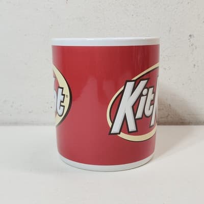 Kit Kat Coffee Mug Cup Large 12oz Red and White - Thumbnail 7