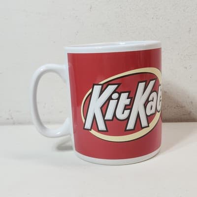 Kit Kat Coffee Mug Cup Large 12oz Red and White - Thumbnail 5