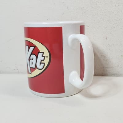 Kit Kat Coffee Mug Cup Large 12oz Red and White - Thumbnail 3