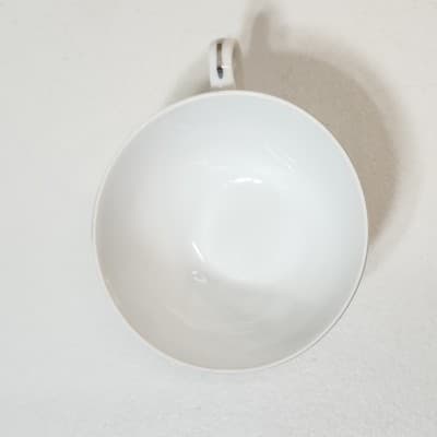Kaysons Fine China Tea Coffee Cup Made in Japan Silver Rhythm - Thumbnail 7