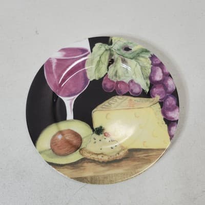 American Atelier 3 Plates NAPA #5309 Dessert Salad Cheese Fruit Wine Snack Food - Thumbnail 3