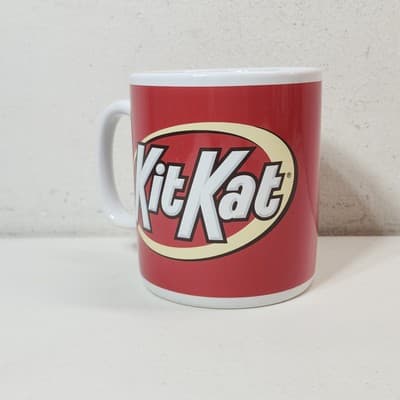 Kit Kat Coffee Mug Cup Large 12oz Red and White - Thumbnail 6