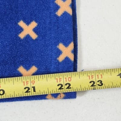 OshKosh Boys Fleece Jogger Pants Size 10 Blue With Orange X Pattern - Thumbnail 3