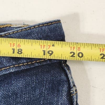 Lee Riders Womens Jeans Dark Wash High Rise Size 17/18 M Blue Denim Pants - Thumbnail 2