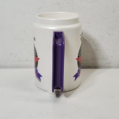 Disney's All-Star Resort Sports Travel Mug Plastic Cup Purple Lid Vintage 1990s - Thumbnail 4