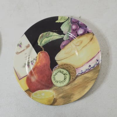 American Atelier 3 Plates NAPA #5309 Dessert Salad Cheese Fruit Wine Snack Food - Thumbnail 5