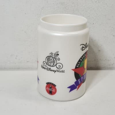 Disney's All-Star Resort Sports Travel Mug Plastic Cup Purple Lid Vintage 1990s - Thumbnail 8