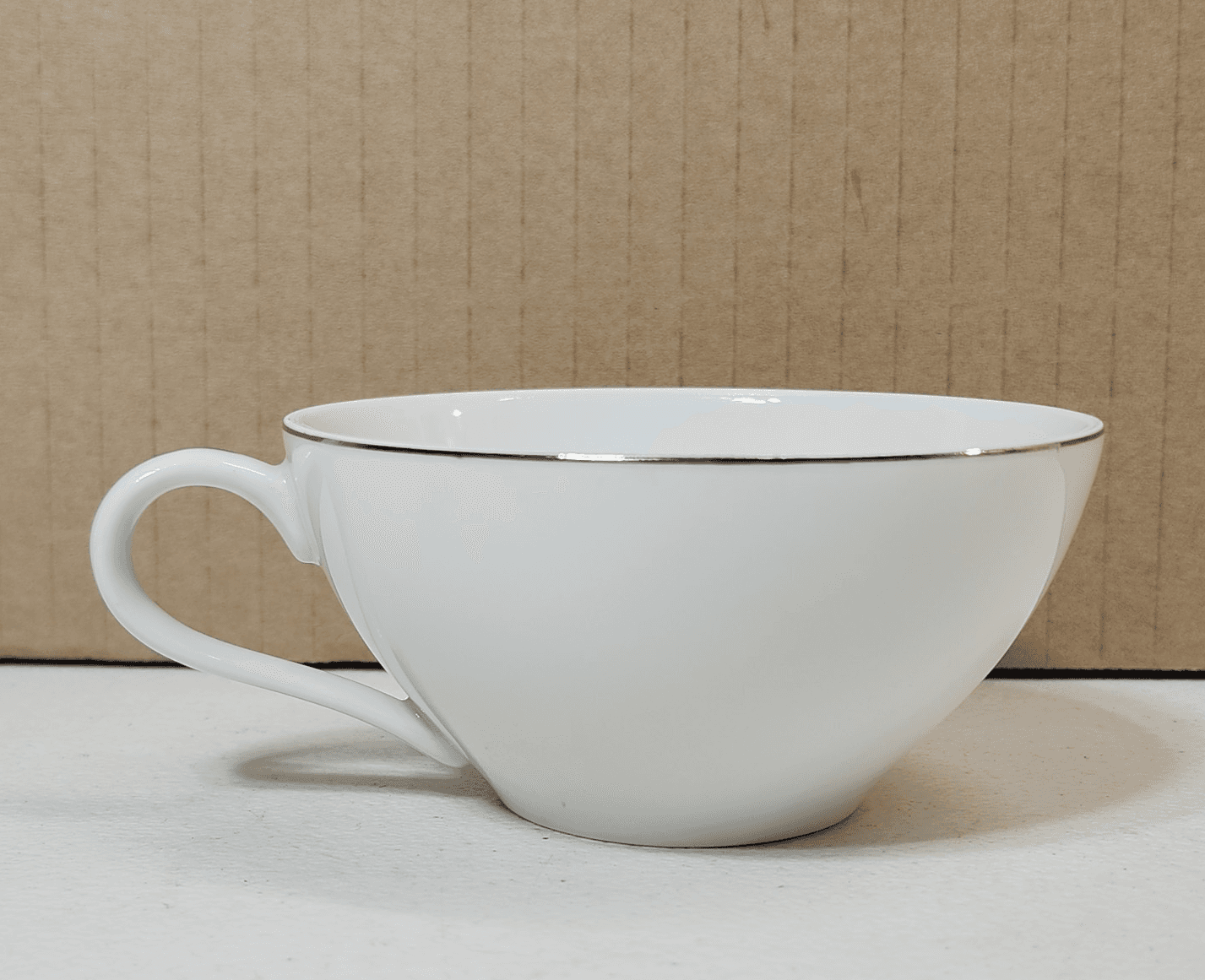 Kaysons Fine China Tea Coffee Cup Made in Japan Silver Rhythm - Thumbnail 5