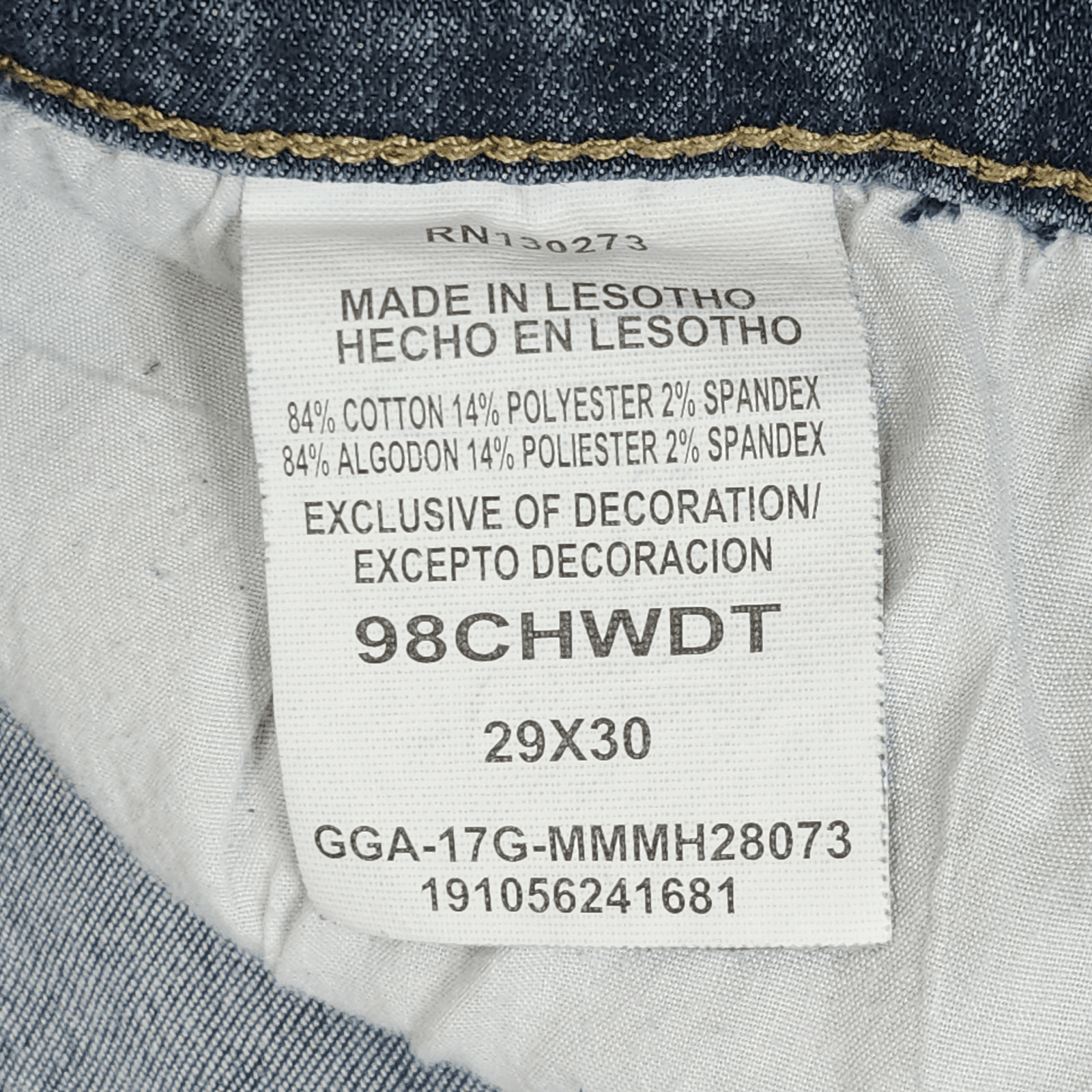 Wrangler Relaxed Boot Jeans Mens Size 29x30 Blue Denim Pants Cowboy Western - Thumbnail 8
