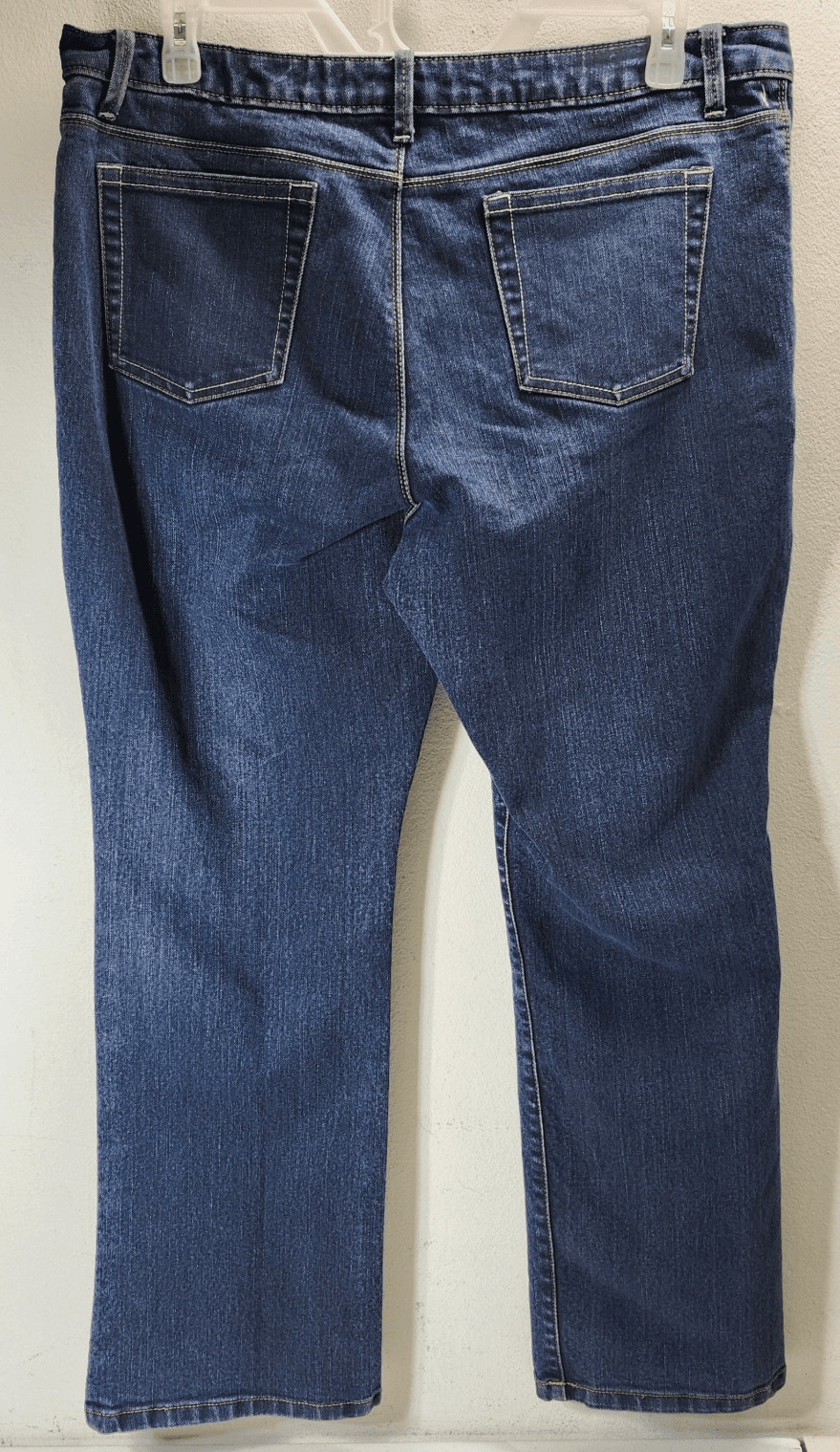 Lee Riders Womens Jeans Dark Wash High Rise Size 17/18 M Blue Denim Pants - Thumbnail 4