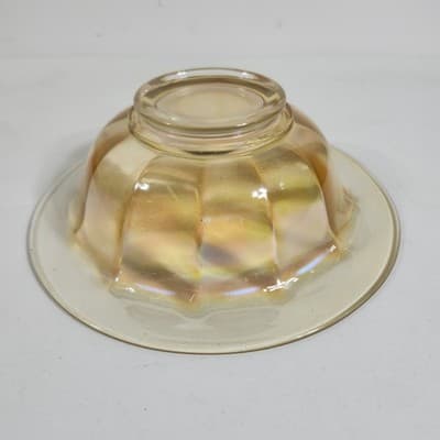 Carnival Glass Iridescent Dish Bowl 9" Home Decor - Thumbnail 7