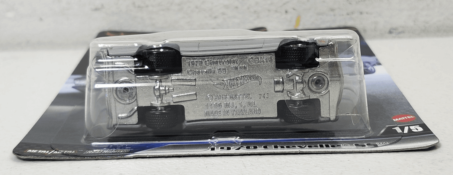 Hot Wheels Fast & Furious 1970 Chevelle SS Gray 1/64 Car Toy Vehicle NEW - Thumbnail 4