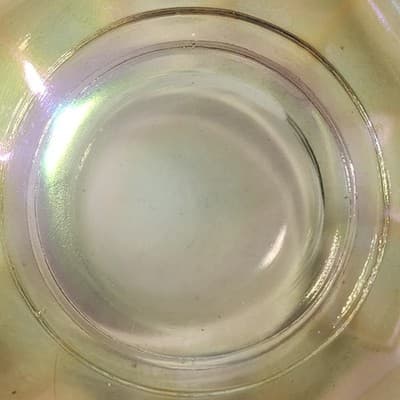 Carnival Glass Iridescent Dish Bowl 9" Home Decor - Thumbnail 6