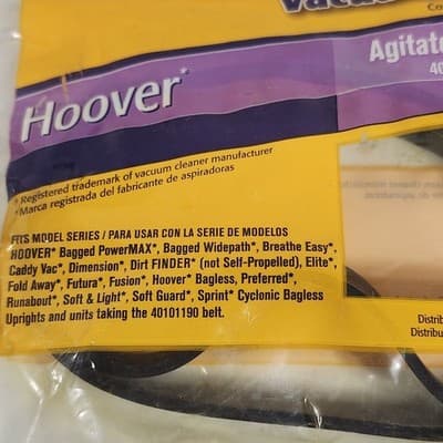 Hoover Vacuum Belts 190 Agitator 40201190 NEW - Thumbnail 3
